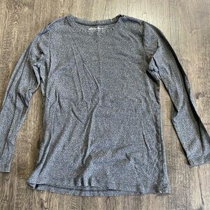 Eddie Bauer Grey 100% Cotton Long Sleeve